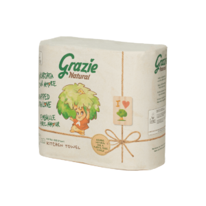 Pack di 2 rotoloni asciugatutto con imballo in carta