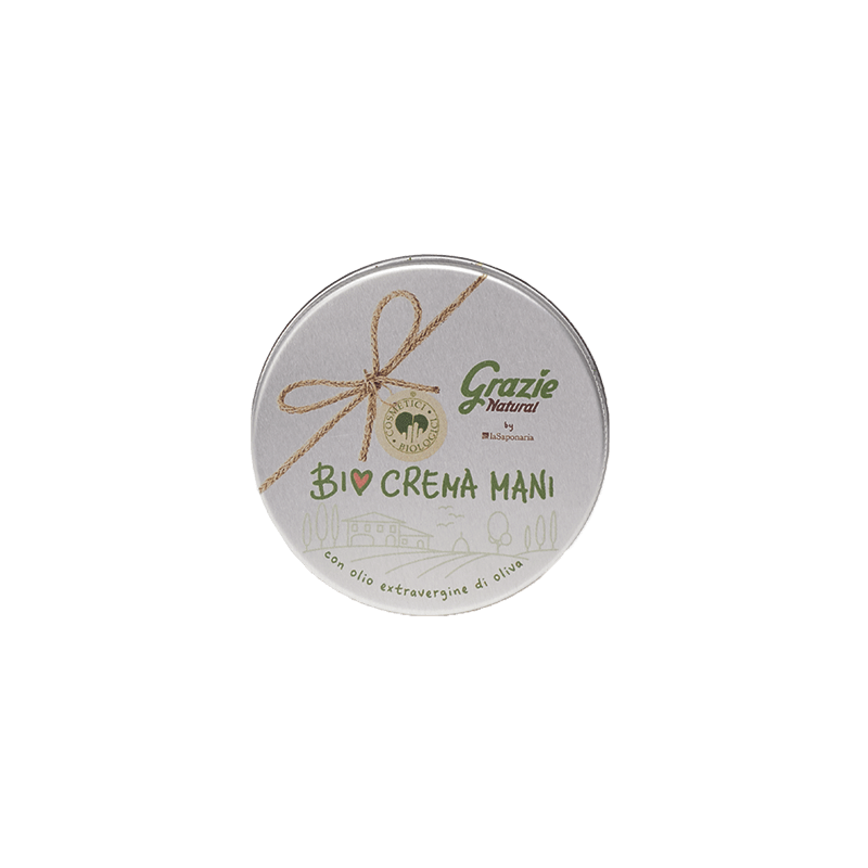 Crema mani bio con olio d'oliva