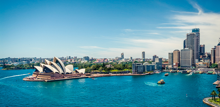 Veduta aerea di Sidney